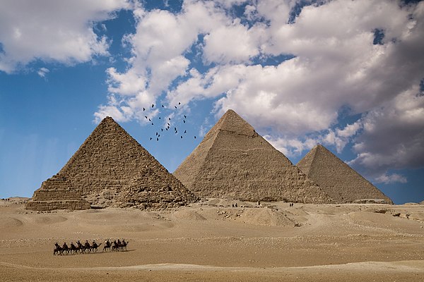The pyramids of Giza need no further introduction