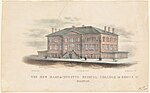 Thumbnail for File:The new Massachusetts Medical College in Grove St., Boston, by William Comely Sharp, W. Sharp &amp; Co Lith, c. 1840s, from the Digital Commonwealth - commonwealth 37720s00b.jpg