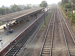 Image of the Thirumullaivoyal railway station