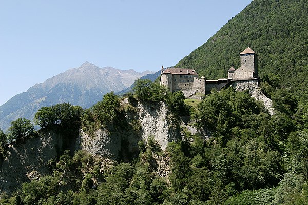 Tyrol Castle was the seat of the Counts of Tyrol and gave the region its name.