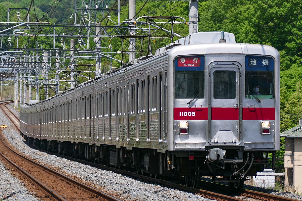 東武8000系　車番プレート