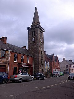 <span class="mw-page-title-main">Strathmiglo Town House</span> Municipal building in Strathmiglo, Scotland