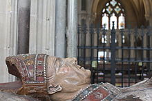 Thomas Beckington stayed at The Abbey in 1442. Tomb of Thomas Bekynton.JPG
