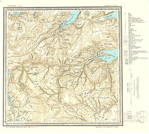 300px topographic map of norway%2c %c3%863 b%c3%a5tsfjord%2c 1962