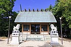 豊田神明社拝殿 （豊栄町、2019年（令和元年）9月）