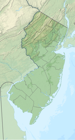 Mapa lokalizacyjna New Jersey