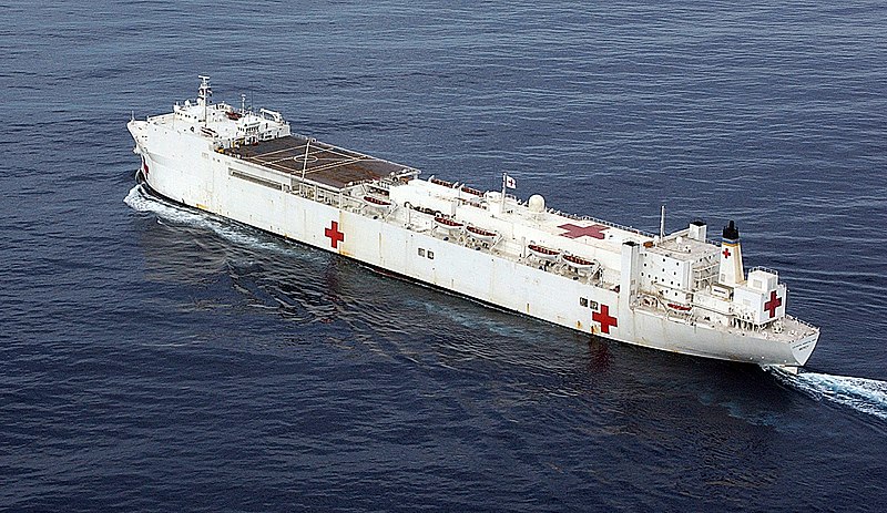 File:US Navy 050404-N-6665R-174 The Military Sealift Command (MSC) hospital ship USNS Mercy (T-AH 19) underway off the coast of Nias, Indonesia in the Indian Ocean.jpg
