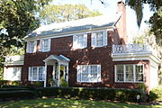 House on Union Street in Brunswick, Georgia, US. Part of the Brunswick Old Town Historic District on the National Register of Historic Places This is an image of a place or building that is listed on the National Register of Historic Places in the United States of America. Its reference number is 79000727.