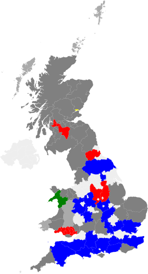 United Kingdom local elections, 2017 - Control Before.svg