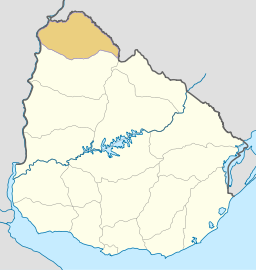 Uruguay Artigas map.svg