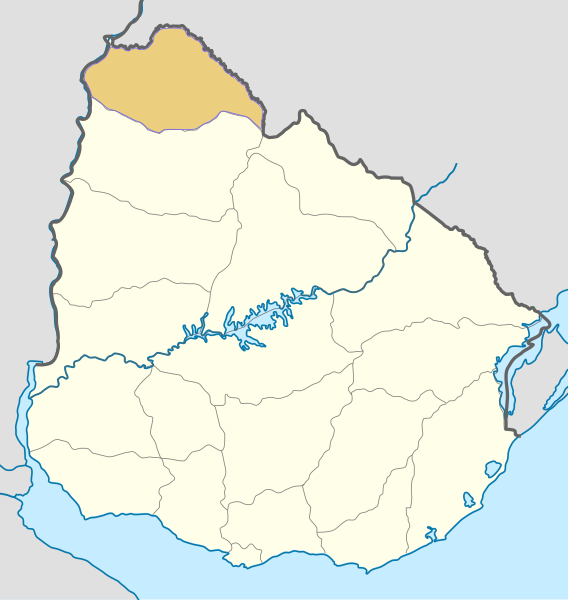 File:Uruguay Artigas map.svg