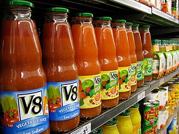 V8 vegetable juice