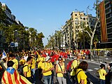 V Catalana, branca de la Diagonal.