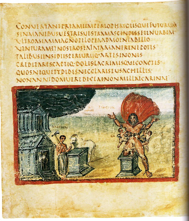 Trojan War on Amphora