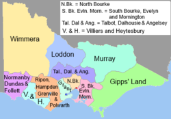 VLC electoral districts, 1851-1854 Victorian Legislative Council districts 1851.png