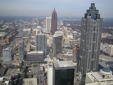 View of Midtown from Westin Peachtree