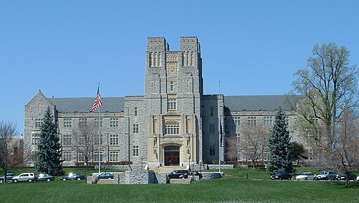 Virginiatech-burrusshall-fromdrillfield