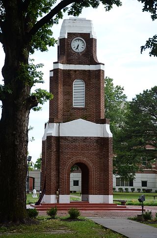 <span class="mw-page-title-main">W.E. O'Bryant Bell Tower</span> United States historic place