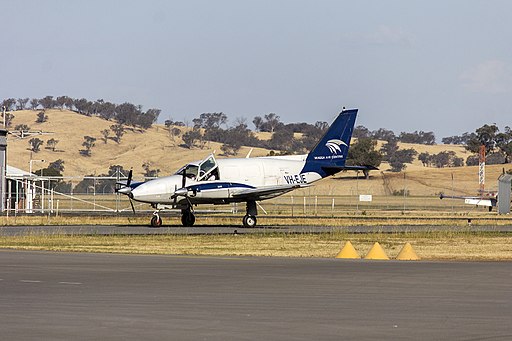 Wagga Air Centre (VH-EJE) Piper PA-31-310 Navajo taxiing at Wagga Wagga Airport