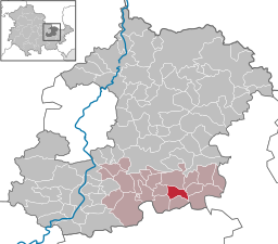 Läget för kommunen Weißbach i Saale-Holzland-Kreis