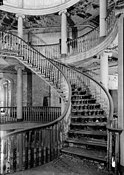 Original interior stairway, second floor