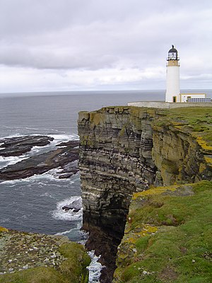 Westray, fyr ved Noup Head