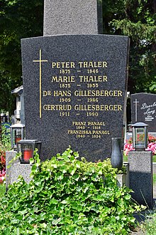 Wiener Zentralfriedhof - Gruppe 47 F - Hans Gillesberger.jpg