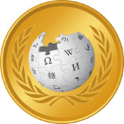 Medaile zkušeného wikipedisty (4000 editací) od Marka Koudelky
