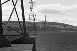 Das Kaliwerk Dorndorf mit der Kaliseilbahn Springen–Dorndorf, 1930er Jahre