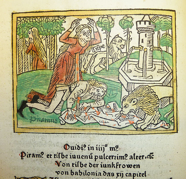 File:Woodcut illustration of Pyramus and Thisbe - Penn Provenance Project.jpg