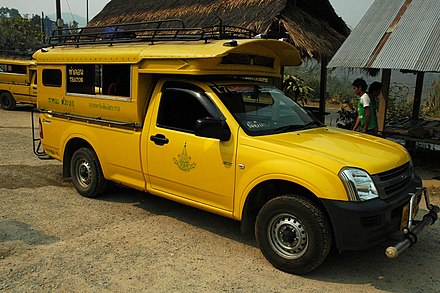 A typical rural songthaew, Mae Salong