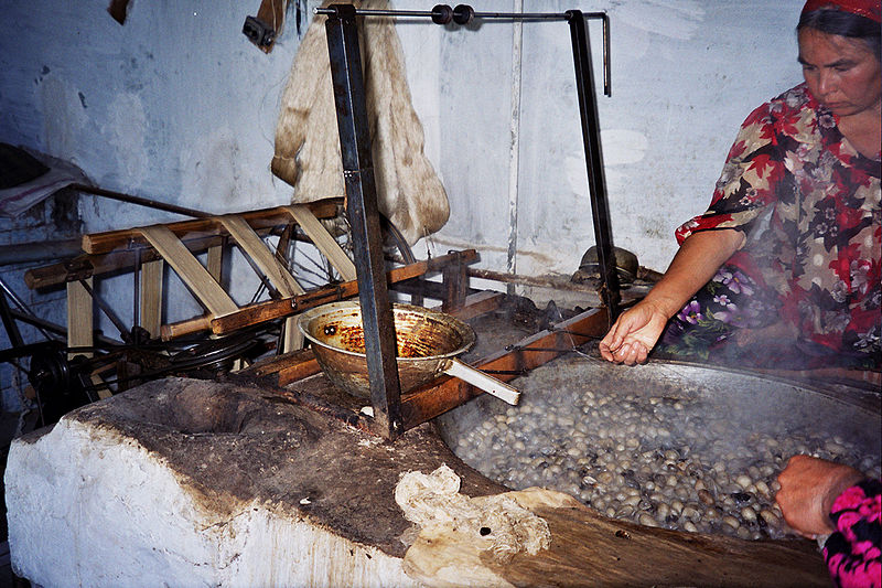File:Yodgorlik Silk Factory, Margilan.jpg