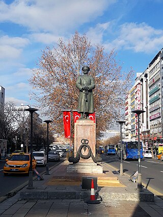 <span class="mw-page-title-main">Zafer Square</span> Square in Ankara, Turkey