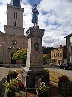 Poilu baïonnette au canon (d) (monument aux morts)