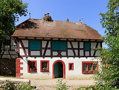 Half-timbered house from Rumersheim-le-Haut Écomusée d’Alsace Ungersheim France