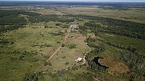 Панорама деревни, с востока на запад