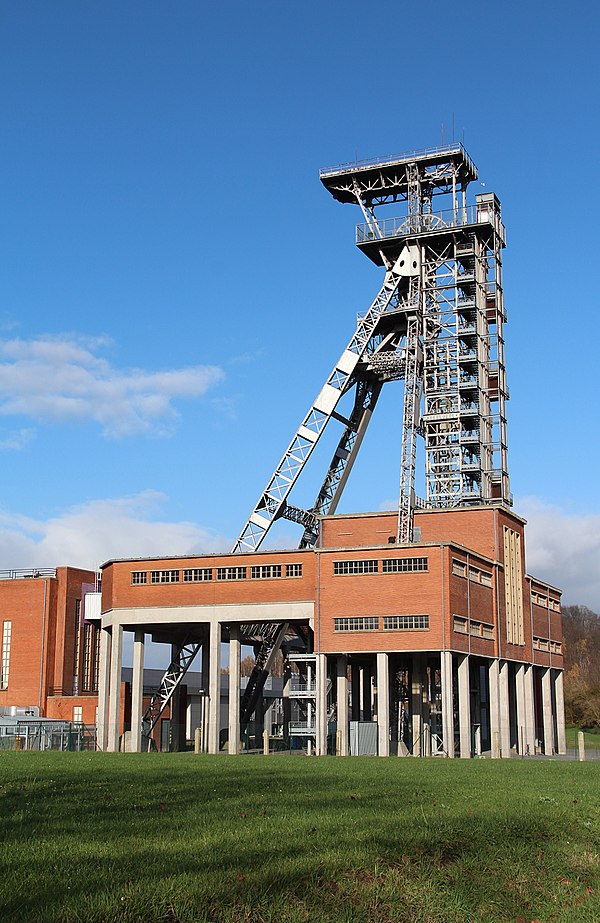 A coal mine in Frameries, Belgium