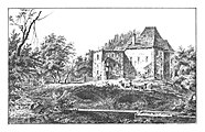 Schloss Hart als Ruine um 1830