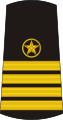 Капетан Бојног Брода Kapetan bojnog broda (Flotilla Fluvial Sèrbia)[66]