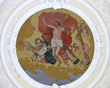 Chorbild in der Auferstehungskirche von Breitenwang