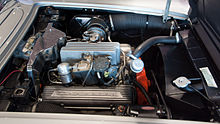 Fuel injected 283 cu in (4.6 L) engine installed in a 1959 Corvette 1959 Chevrolet Corvette C1 V8 283 cui Fuel Injection.jpg