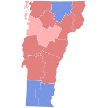 1976 United States Senate election in Vermont results map by county.svg