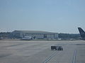US Airways hangar at Charlotte Douglas International Airport as viewed from Terminal in 2009.
