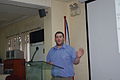 Asaf Bartov's gives his outreach talk at PLM
