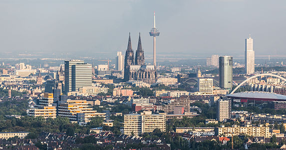 Panoramablick aus Osten (Köln-Vingst) über die Stadt