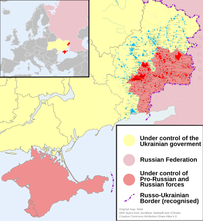 Tijdlijn november 2013 - februari 2015 van de Russisch-Oekraïense Oorlog
