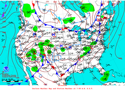 2016-02-01 Surface Weather, NOAA.