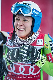 Ilka Štuhec Slovenian alpine skier