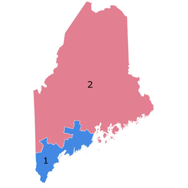 File:2020 United States presidential election in Maine - Results by congressional district.svg