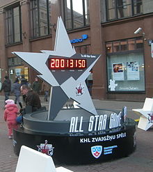 4. KHL All-Star Game clock.jpg görüntüsünün açıklaması.